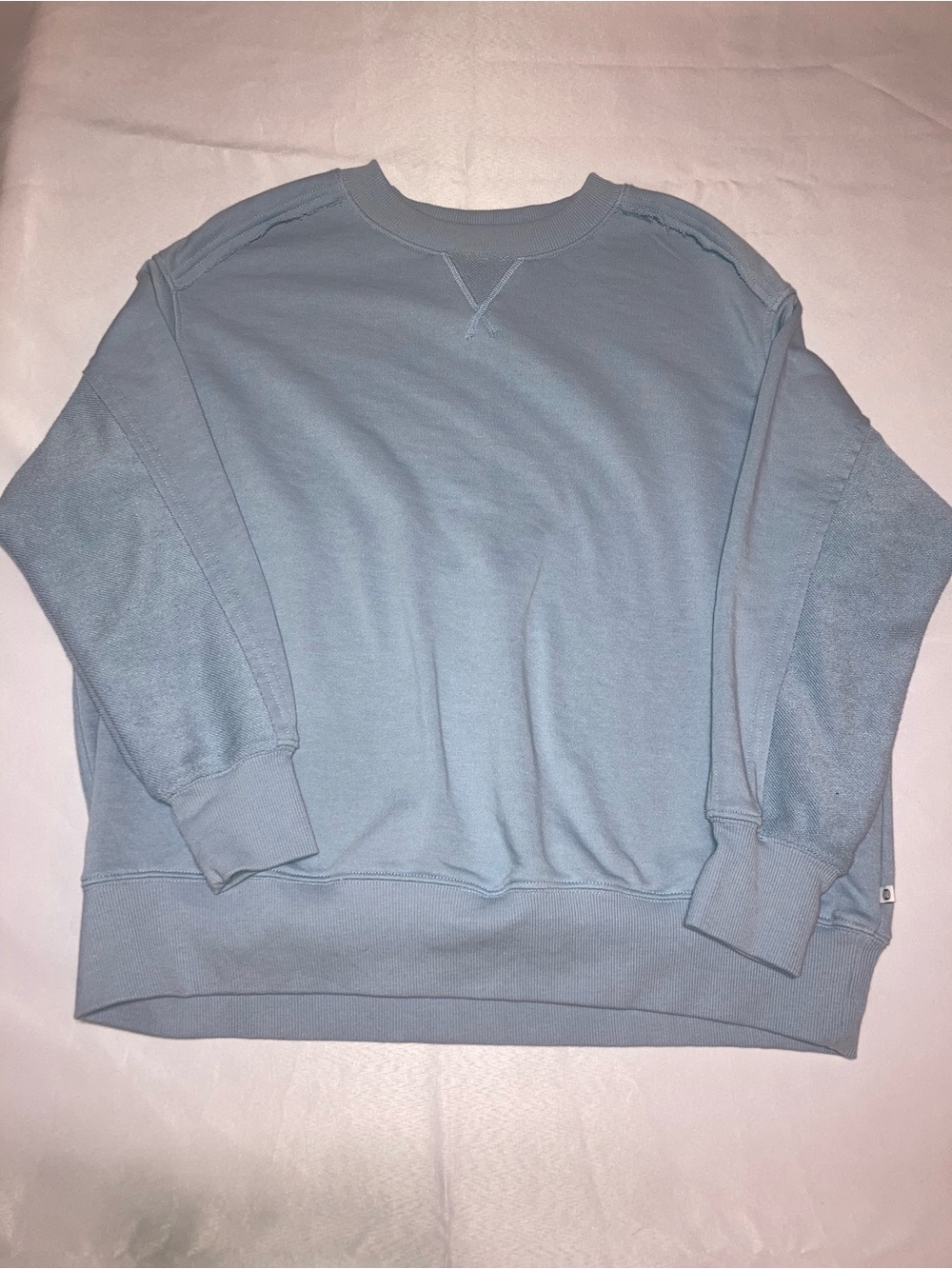 Balance Collection Women's Light Blue Crewneck Sweater - Picture 3 of 6